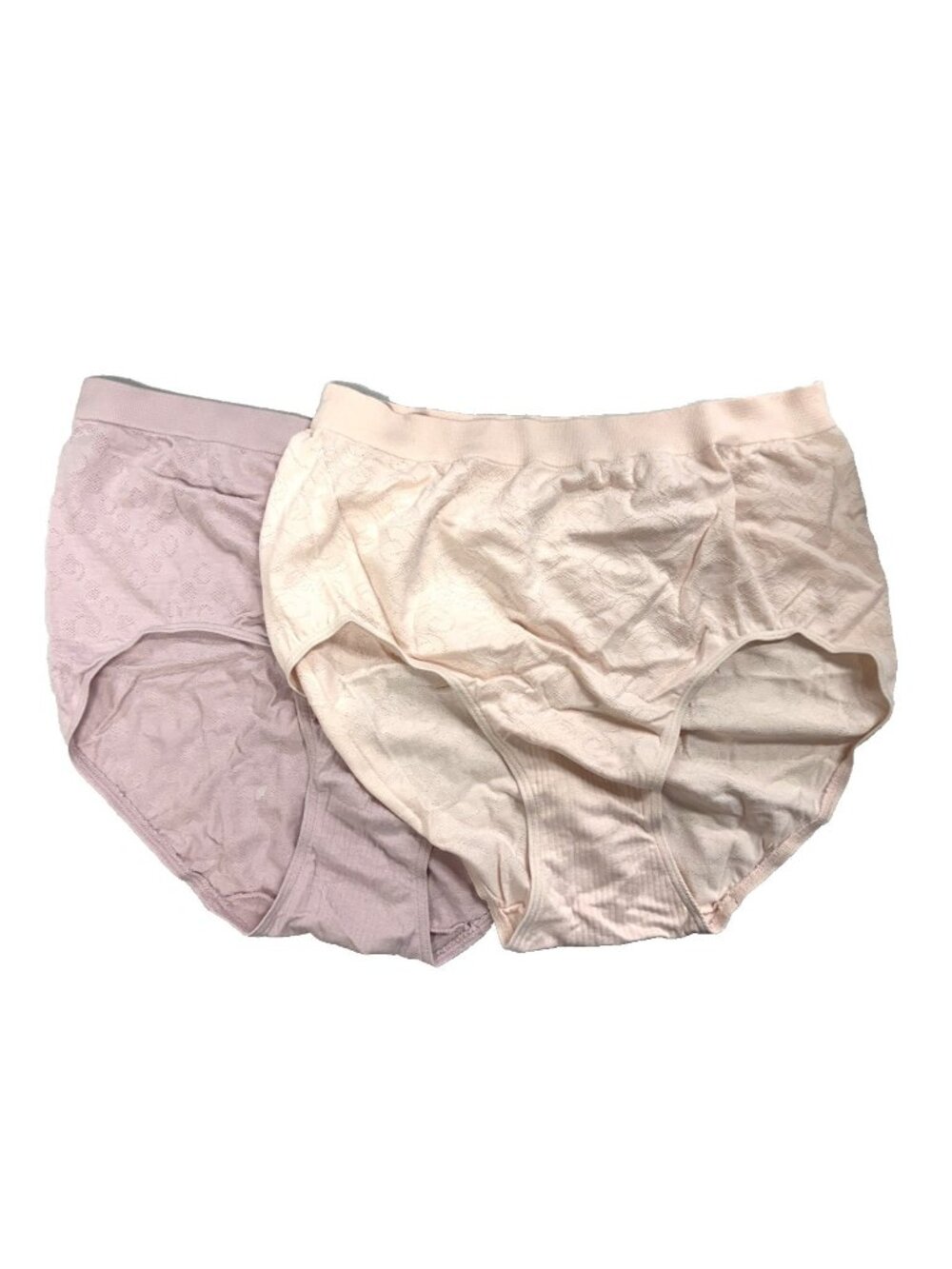 Bali Women Comfort Revolution Brief Panties 2-PK Pink Size 8/9 Super Soft Nylon